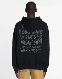Clearance x future unisex loose-fit printed hoodie Women T-shirts & Sweatshirts