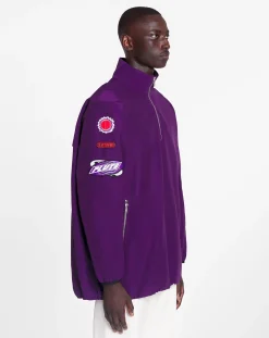 Online x future windbreaker with zipper and emblems Coats & Jackets