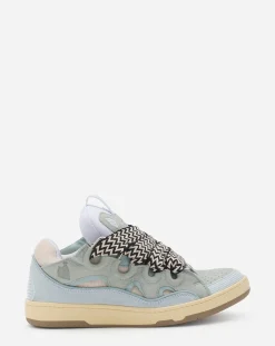 Online Leather curb sneakers Girls (4-12 Years)