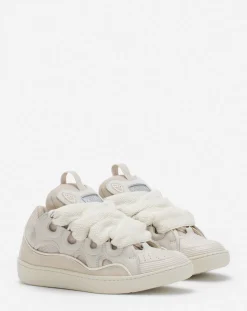 Leather curb sneakers Women Sneakers