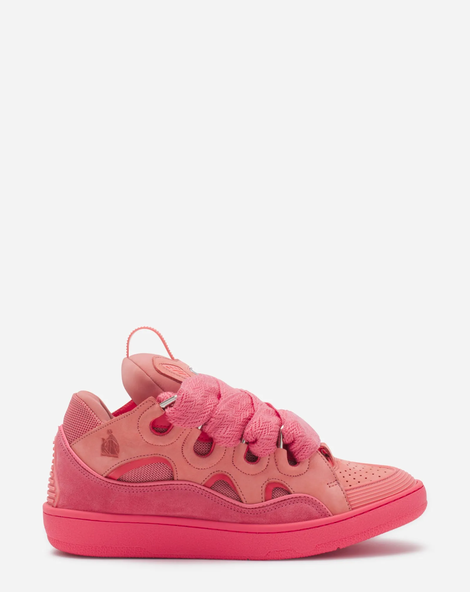 Leather curb sneakers Women Curb