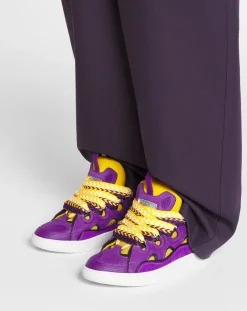 Clearance Leather curb sneakers Women Sneakers