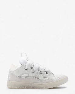 Clearance Leather curb sneakers Women Sneakers