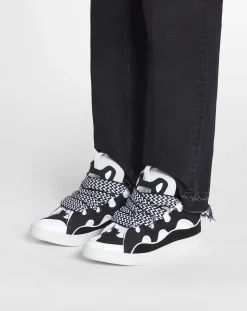 Discount Leather curb sneakers Sneakers