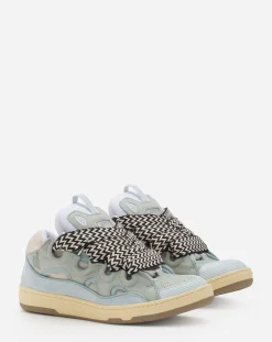 Clearance Leather curb sneakers BOY Boys (4-12 Years)