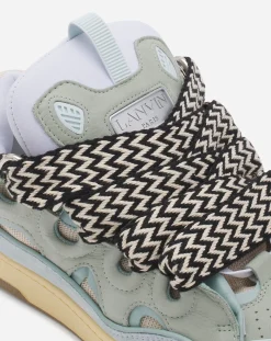 Clearance Leather curb sneakers BOY Boys (4-12 Years)