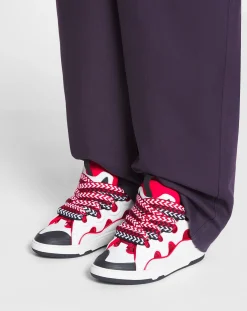New Leather curb sneakers Women Curb