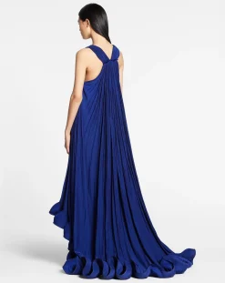 Discount Long charmeuse tribute dress Women Dresses