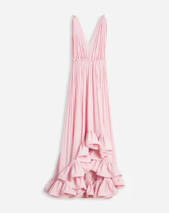 Outlet Long dress with ruffles Women Dresses