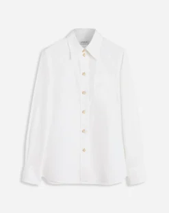 New Long sleeve shirt in poplin Women Tops