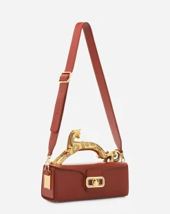 New Medium pencil cat leather bag Women Tote Bags & Top Handle Bags