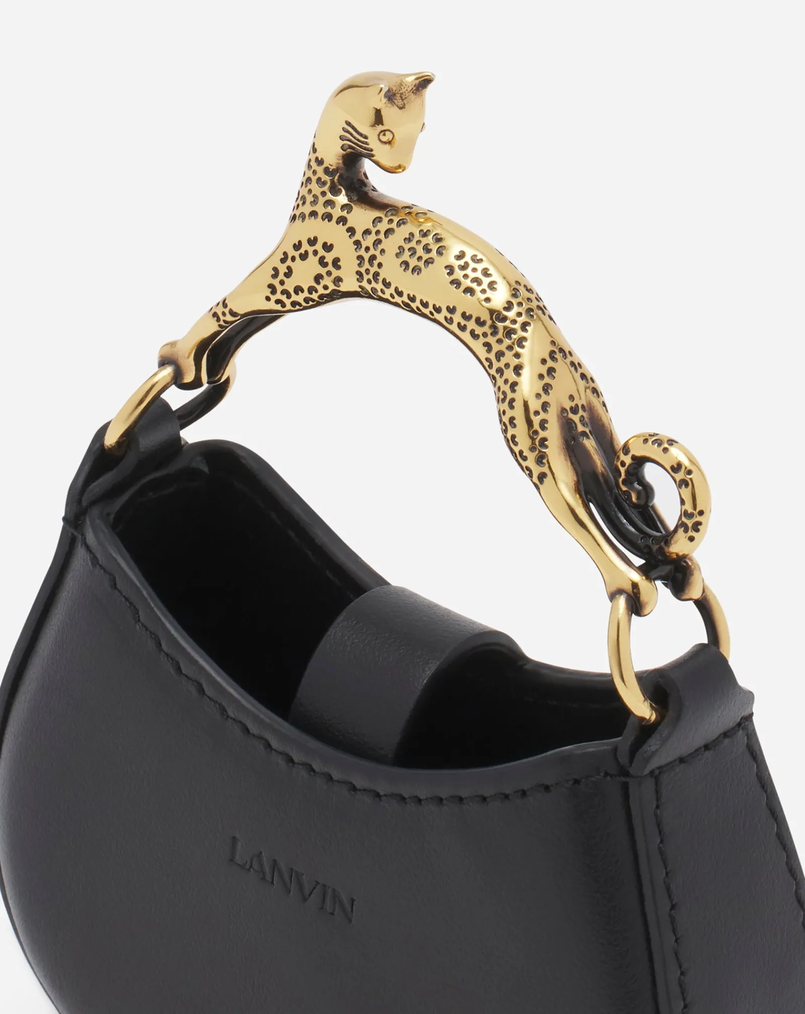 Hot Micro hobo cat charm bag in leather Women Wallets & Small Leather Goods