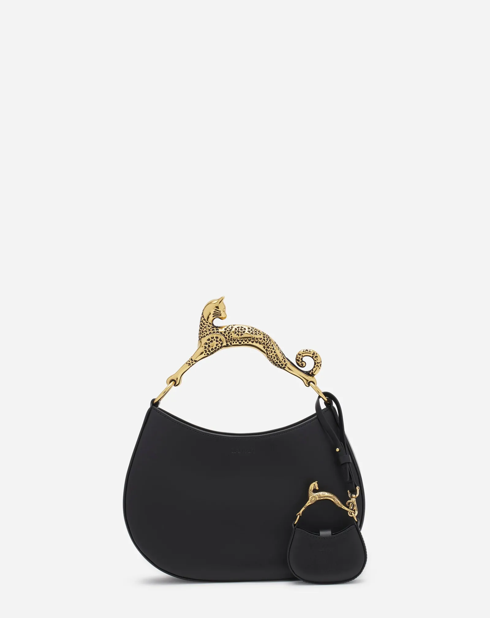Hot Micro hobo cat charm bag in leather Women Wallets & Small Leather Goods