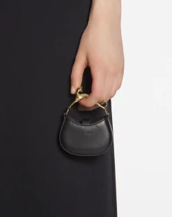 Discount Micro hobo cat charm bag in leather Women Hobo