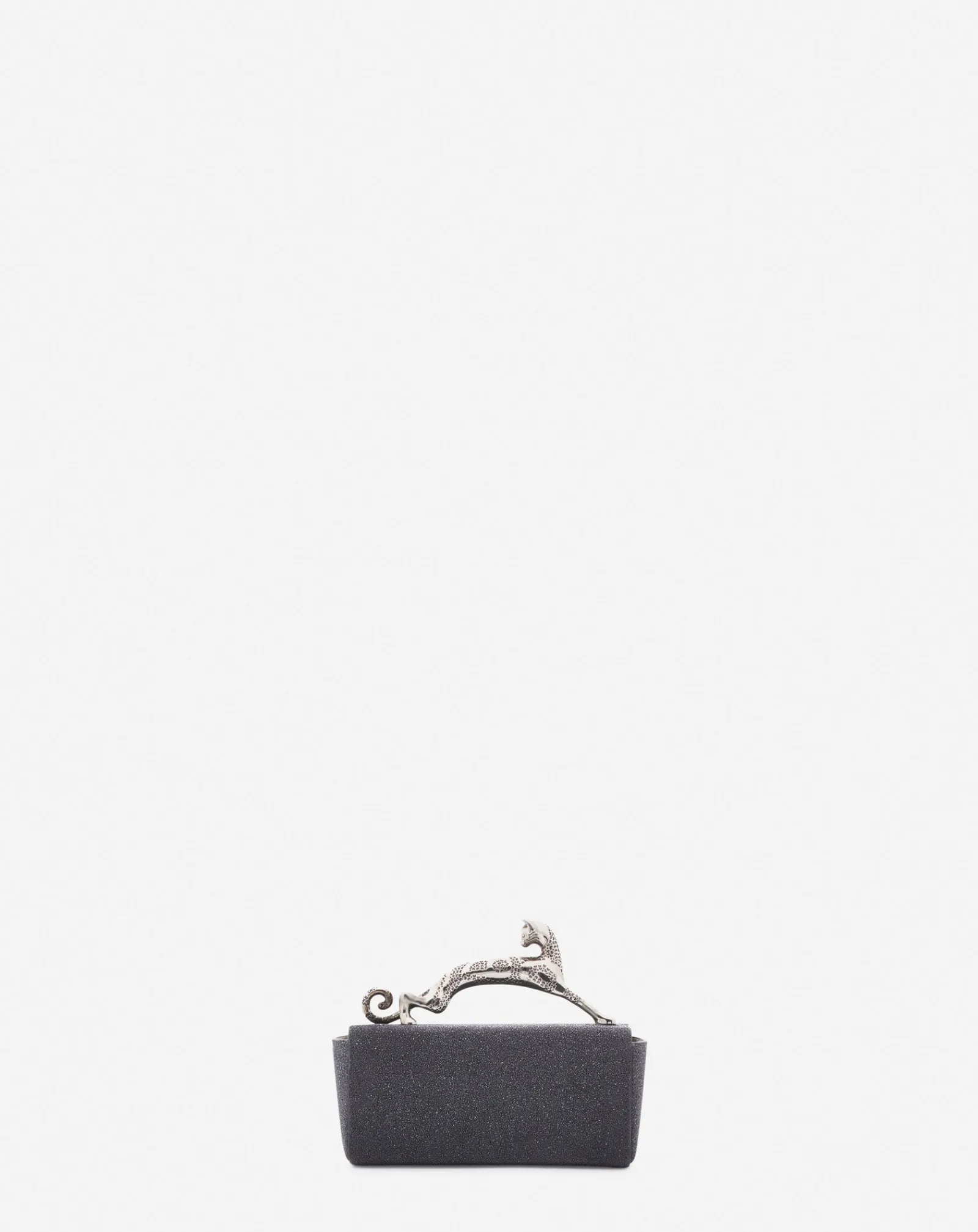 Sale Micro pencil cat bag in suede Women Wallets & Small Leather Goods