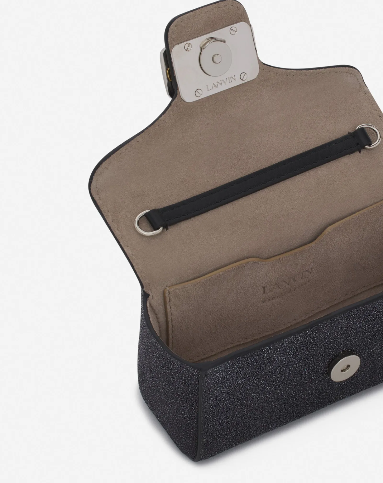 Sale Micro pencil cat bag in suede Women Wallets & Small Leather Goods