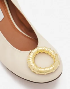 Online Mélodie leather ballerina flat Women Ballerinas