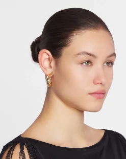 Hot Mélodie ribbon creole earrings Women Jewelry
