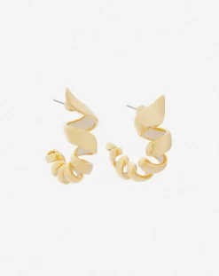 Hot Mélodie ribbon creole earrings Women Jewelry