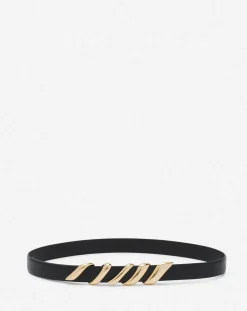 Discount Mélodie ribbon leather belt Women Belts