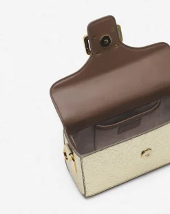 Nano pencil cat bag in crackled metallic leather Women Mini Bags & Clutches