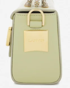 Outlet Nano pencil cat bag in leather and rhinestones Women Mini Bags & Clutches