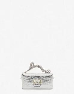 Hot Nano pencil cat bag in metallic leather Women Mini Bags & Clutches