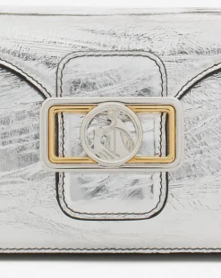Online Nano pencil cat bag in metallic leather Women Pencil