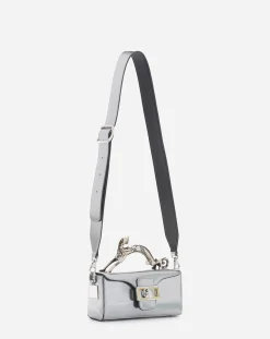 Hot Nano pencil cat bag in metallic leather Women Pencil