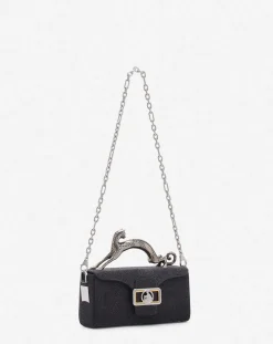 Best Nano pencil cat bag in suede Women Crossbody Bags & Shoulder Bags