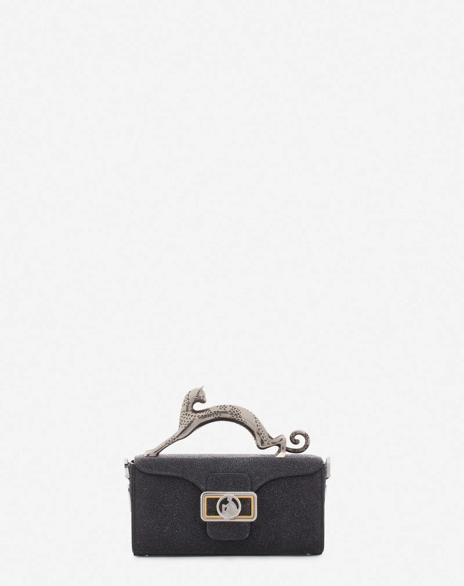 Online Nano pencil cat bag in suede Women Pencil