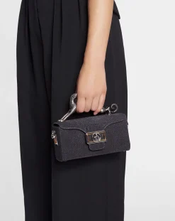 Online Nano pencil cat bag in suede Women Pencil