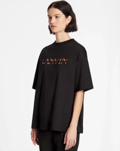 Discount Oversized embroidered curb t-shirt Women T-shirts & Sweatshirts