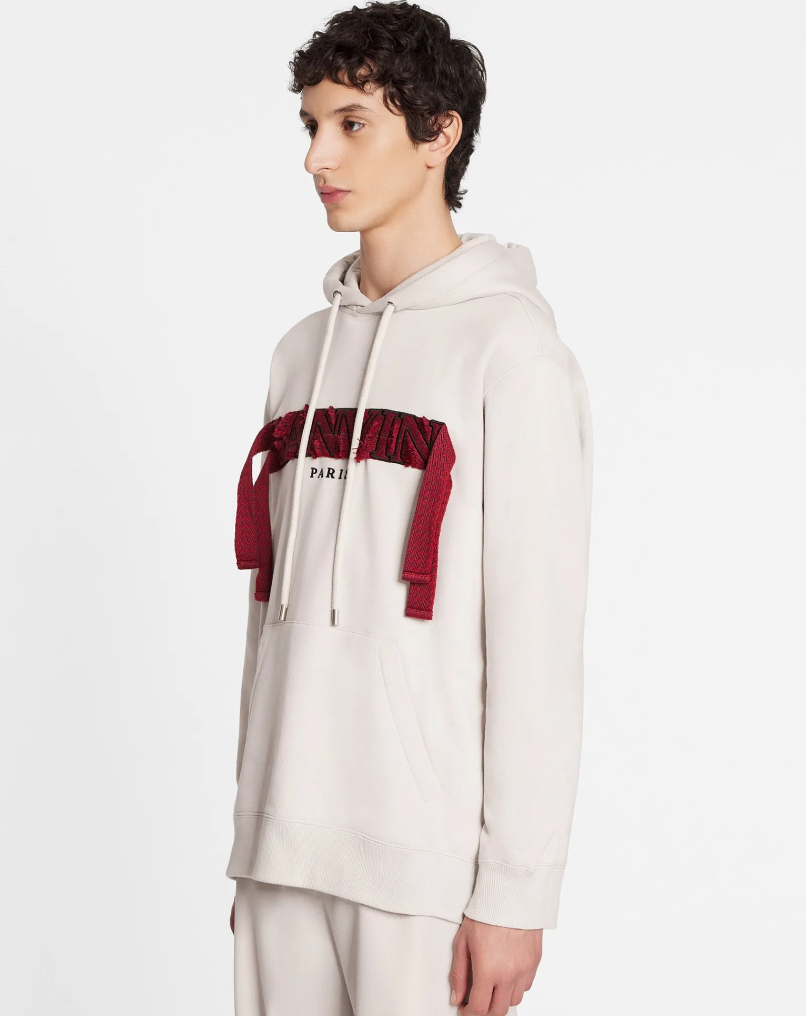 Discount Oversized curb lace hoodie Knitwear & Sweatshirts