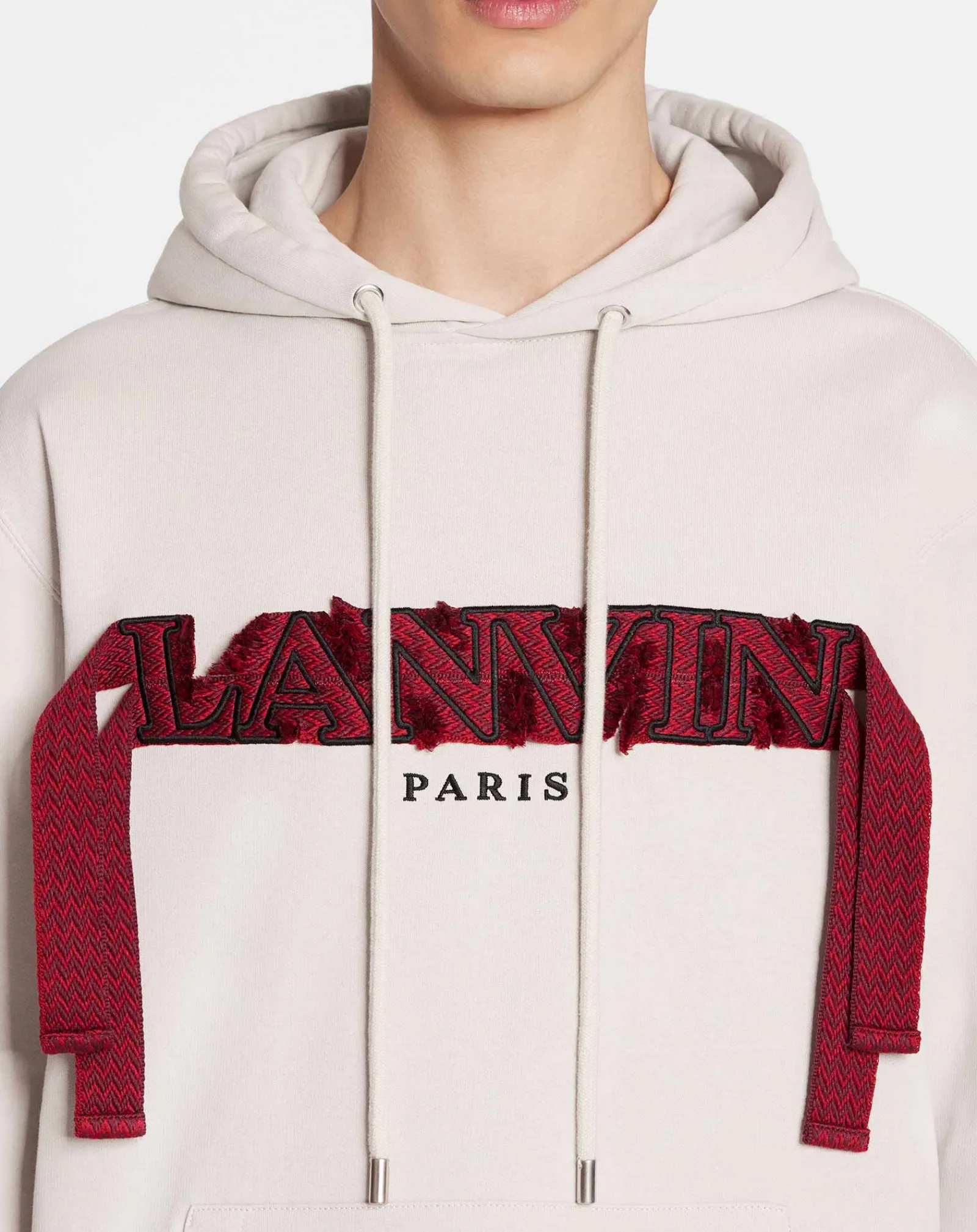 Discount Oversized curb lace hoodie Knitwear & Sweatshirts