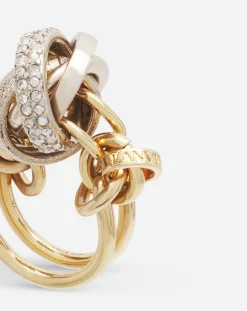 Discount Partition by knot ring Women Jewelry
