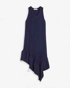 Pleated midi dress Women Dresses