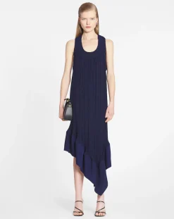 Pleated midi dress Women Dresses