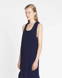 Pleated midi dress Women Dresses