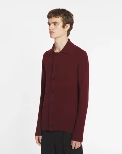 Hot Polo-neck ribbed cardigan Knitwear & Sweatshirts
