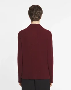 Hot Polo-neck ribbed cardigan Knitwear & Sweatshirts