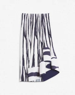 Clearance Printed pleated midi skirt Women Skirts & Shorts