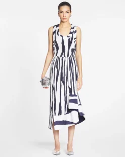 Clearance Printed pleated midi skirt Women Skirts & Shorts