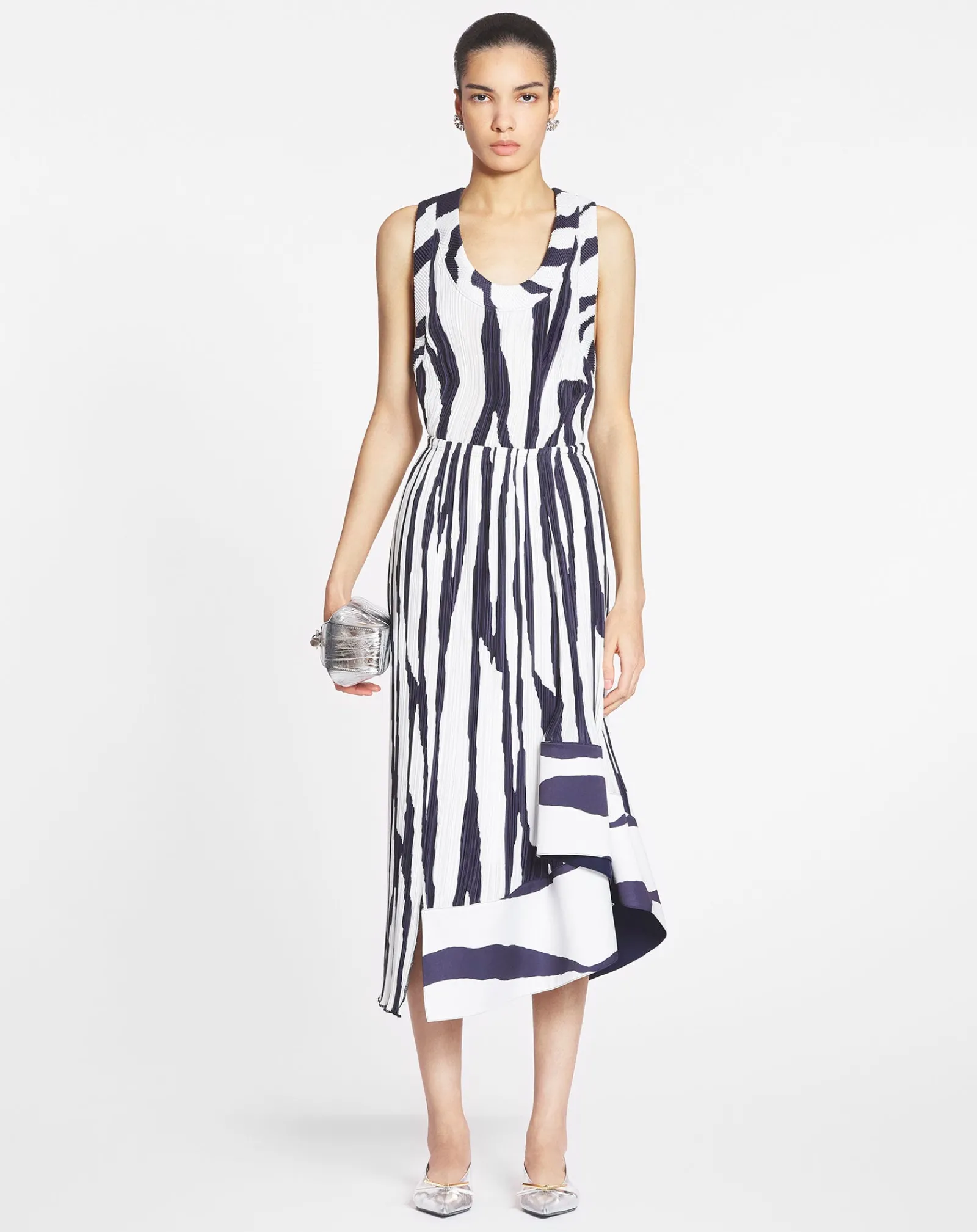 Clearance Printed pleated midi skirt Women Skirts & Shorts