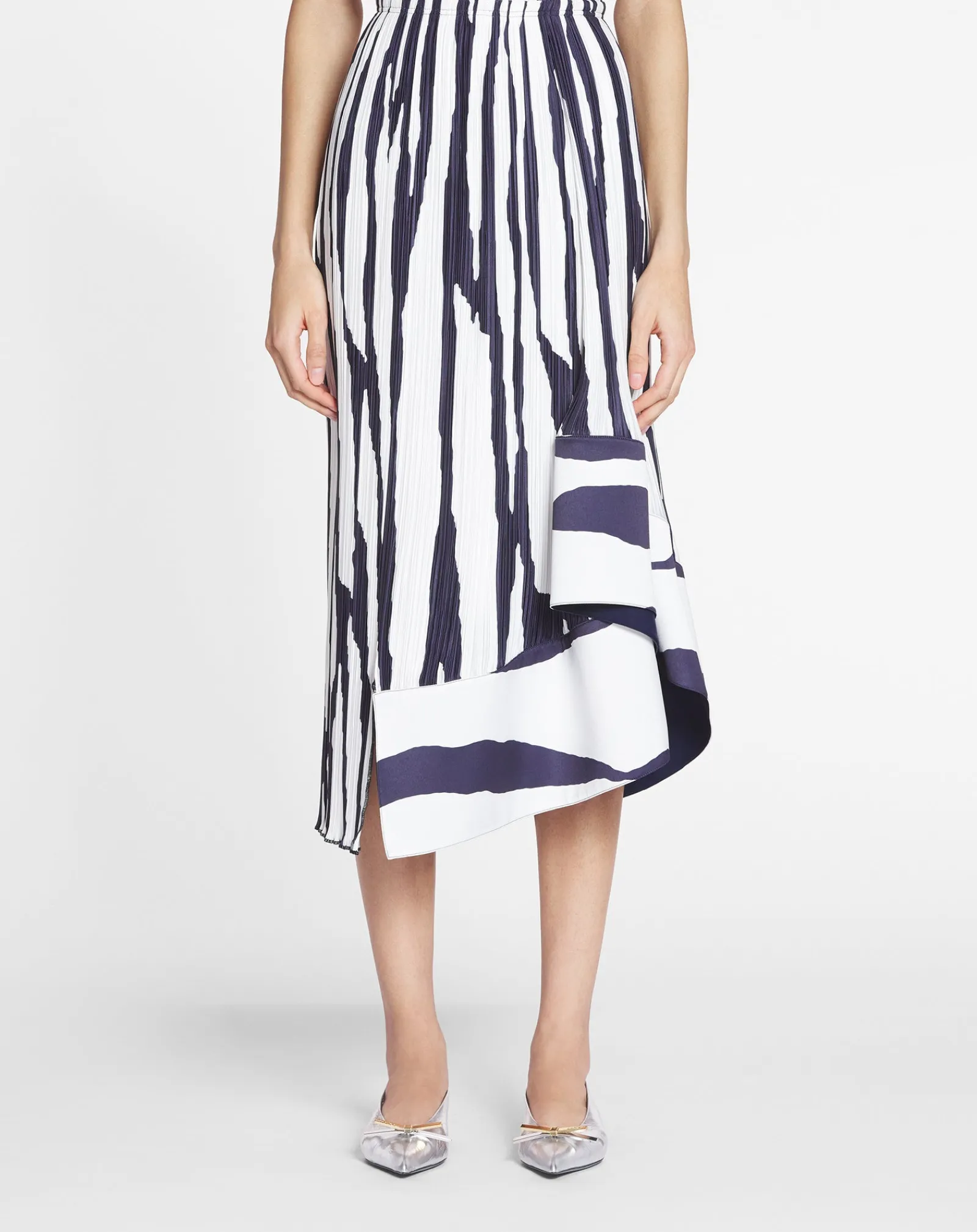 Clearance Printed pleated midi skirt Women Skirts & Shorts