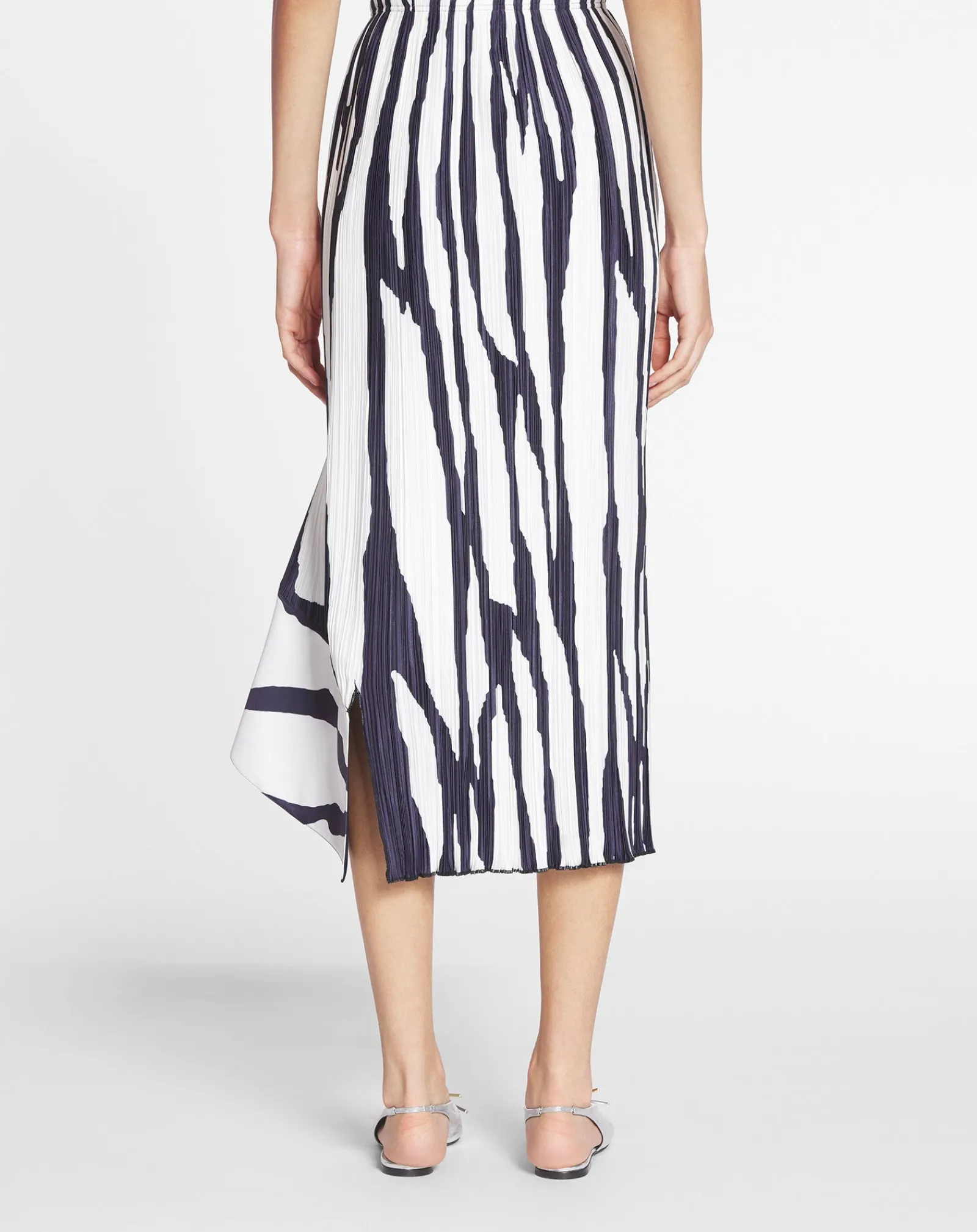 Clearance Printed pleated midi skirt Women Skirts & Shorts