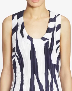 Best Printed pleated tank top Women Tops