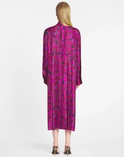 Online Printed shirt dress with pleats Women Dresses