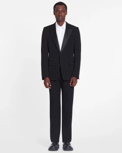 Hot Satin collar tuxedo jacket Coats & Jackets