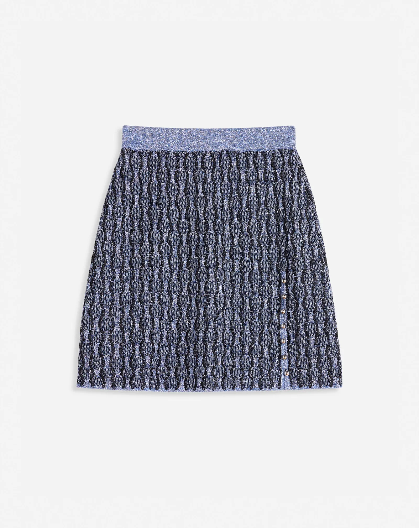 Clearance Short skirt in lurex jacquard Women Skirts & Shorts